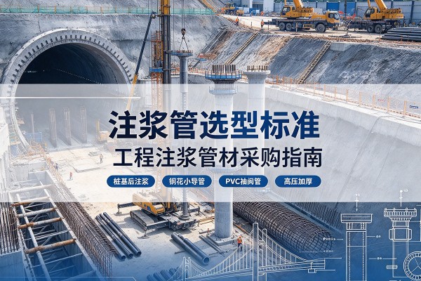 弋阳注浆管选型标准