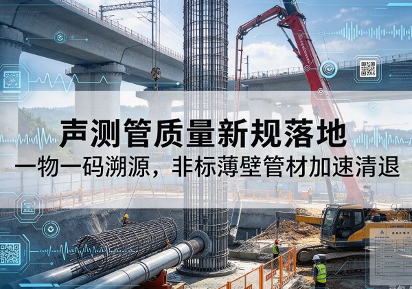 弋阳声测管质量新规落地，一物一码溯源，非标薄壁管材加速清退
