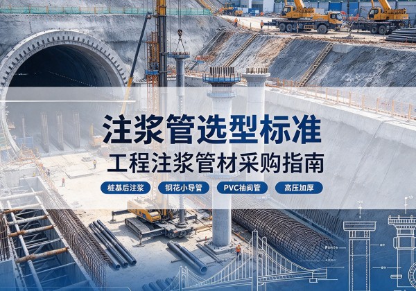 弋阳注浆管选型标准